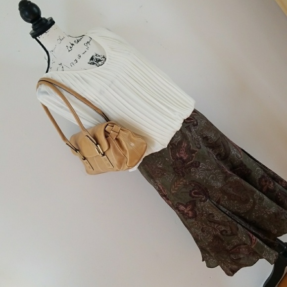 🌹HP🌹Worthington Caramel Leather Handbag - Picture 7 of 8